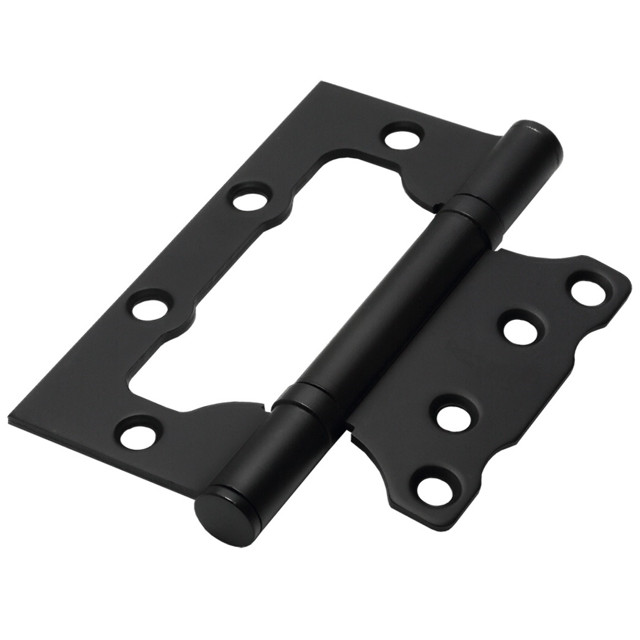 Петля НАКЛАДНАЯ 100X75X2.5 BUT BLACK (Черный матовый) ADDEN BAU