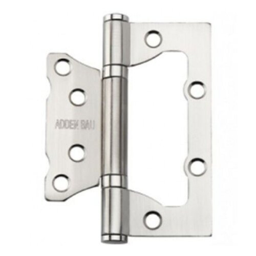 Петля НАКЛАДНАЯ 100X75X2.5 BUT MATTE SATIN CHROME (Хром матовый) ADDEN BAU