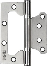 Петля НАКЛАДНАЯ B020-U 100X75X2.5-2BB-1SC (Хром сатинированный) МАТ. НИКЕЛЬ BUSSARE упак