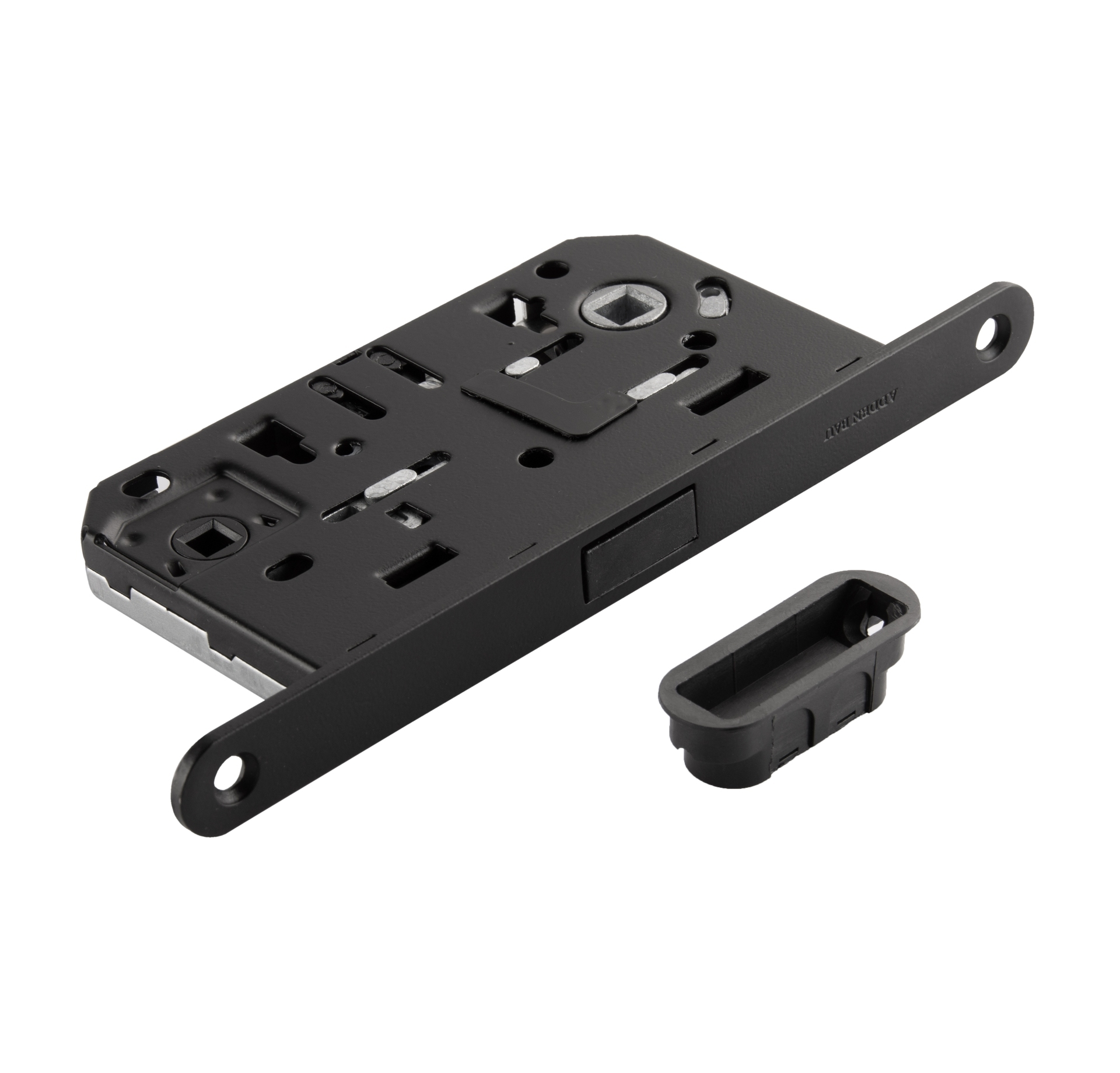 Защелка L5096 WC MAG BLACK (Черный) BUSSARE врезная магнитная межкомнатная