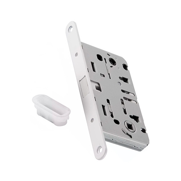 Защелка LM 5212OL WHITE (Белый мат.) VETRGE врезная магнитная межкомнатная (Arche)