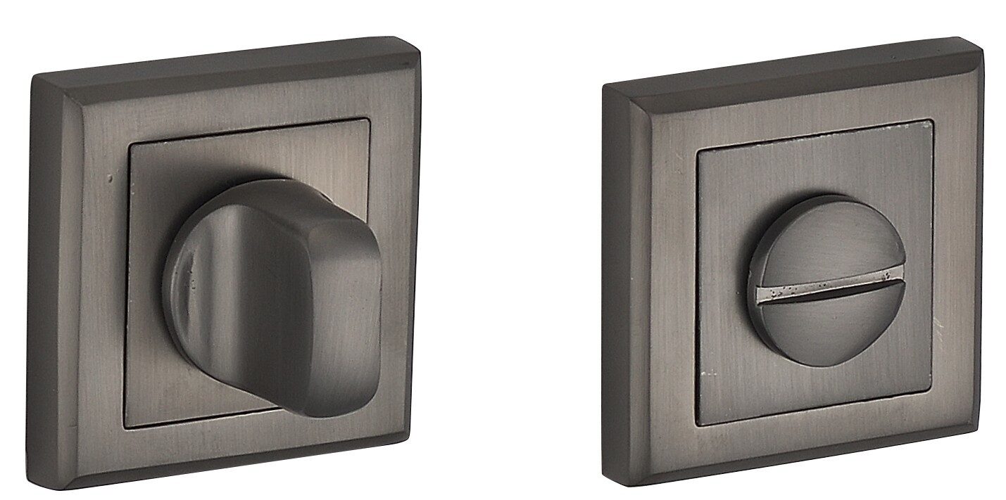 Завертка BUSSARE WC 30 GRAPHITE (Графит) квадратная накладка