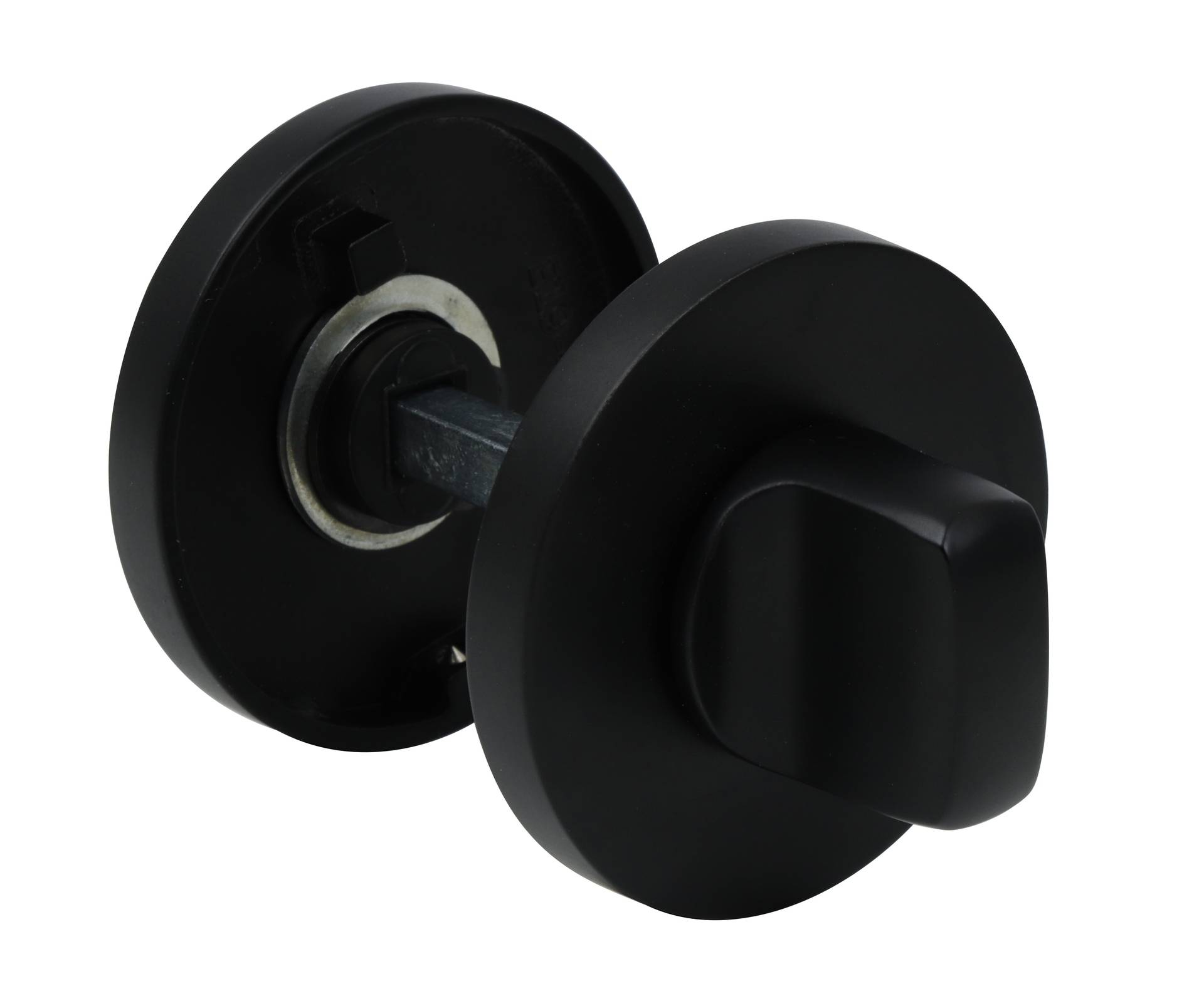 Завертка BUSSARE WC-50 M.Black (Черный) Круглая тонкая розетка