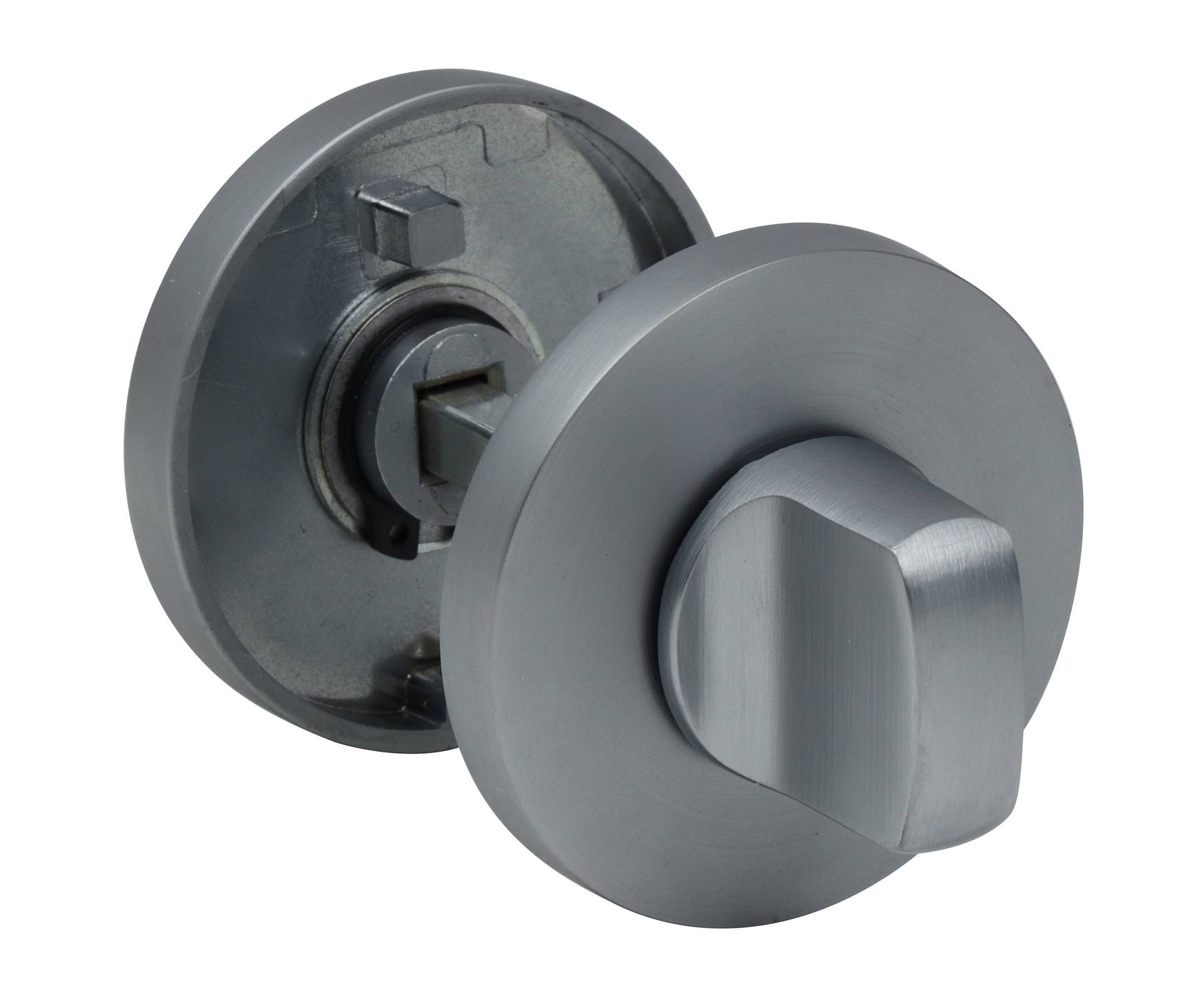 Завертка BUSSARE WC-50 M.CHROME (Хром матовый) Круглая тонкая розетка